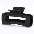 Rechthoek haarklem in zwart - luxe haaraccessoire Mimelle