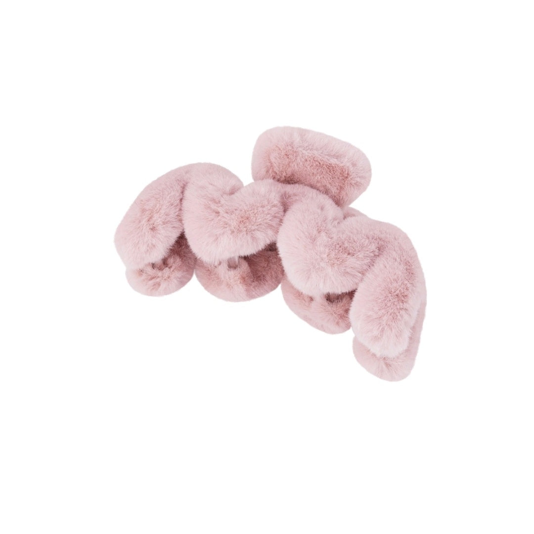 Fluffy haarklem zigzag