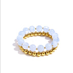 Armband set blauw - Elegante armbanden Mimelle