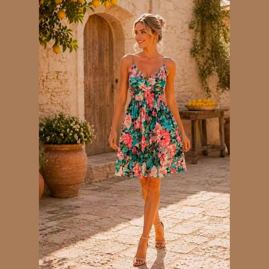 Coral Breeze Dress