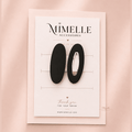 Zwarte Ovale Clip – Noir