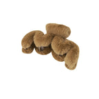 Fluffy haarklem zigzag